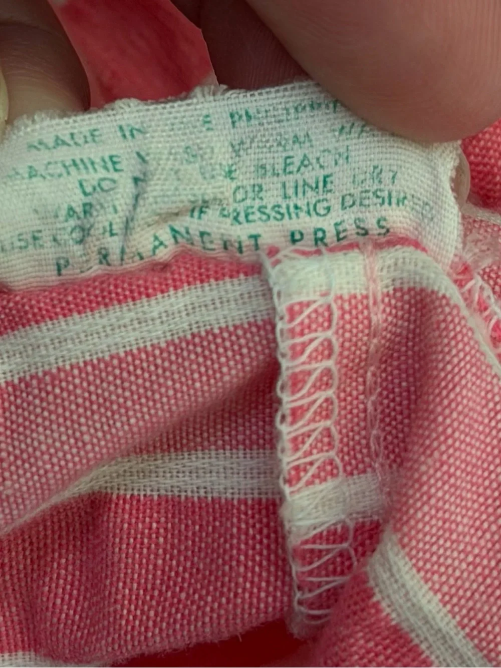 Vintage Toddler Pink Striped Halter Romper - Size 18-24 Months